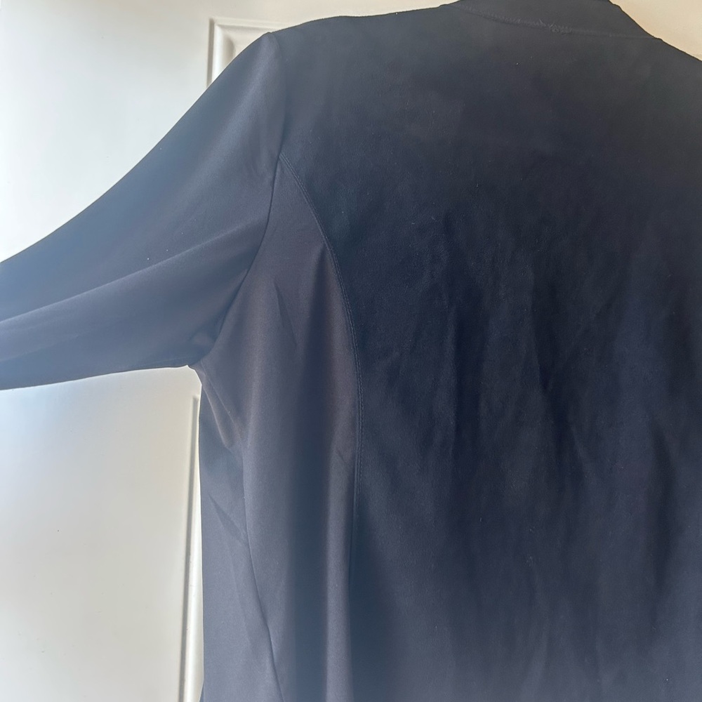 City Chic Black Drape Front Jacket - image 4